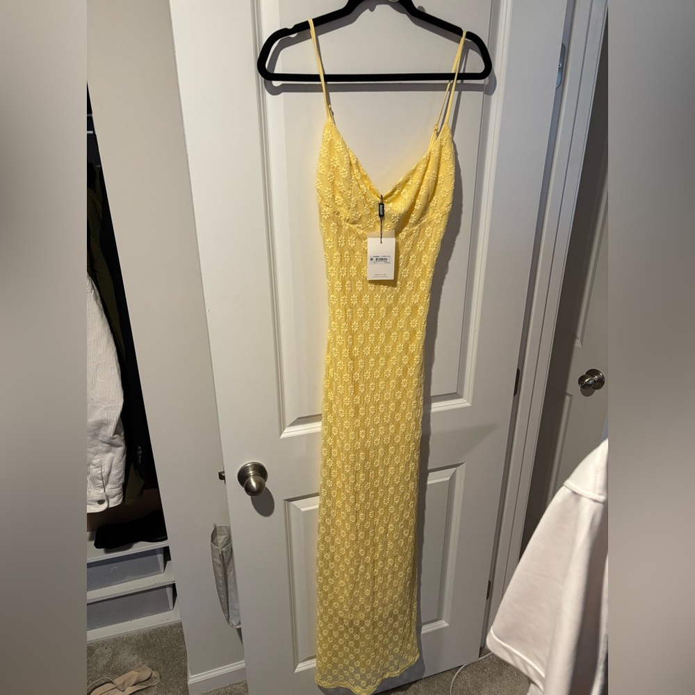 NWT Bardot Adoni Floral Mesh Midi Slip Dress